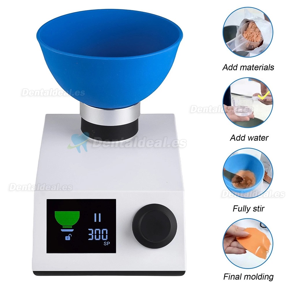 Mezcladora de Alginato Dental Autom&aacute;tica 5&ndash;300 RPM Ajustable